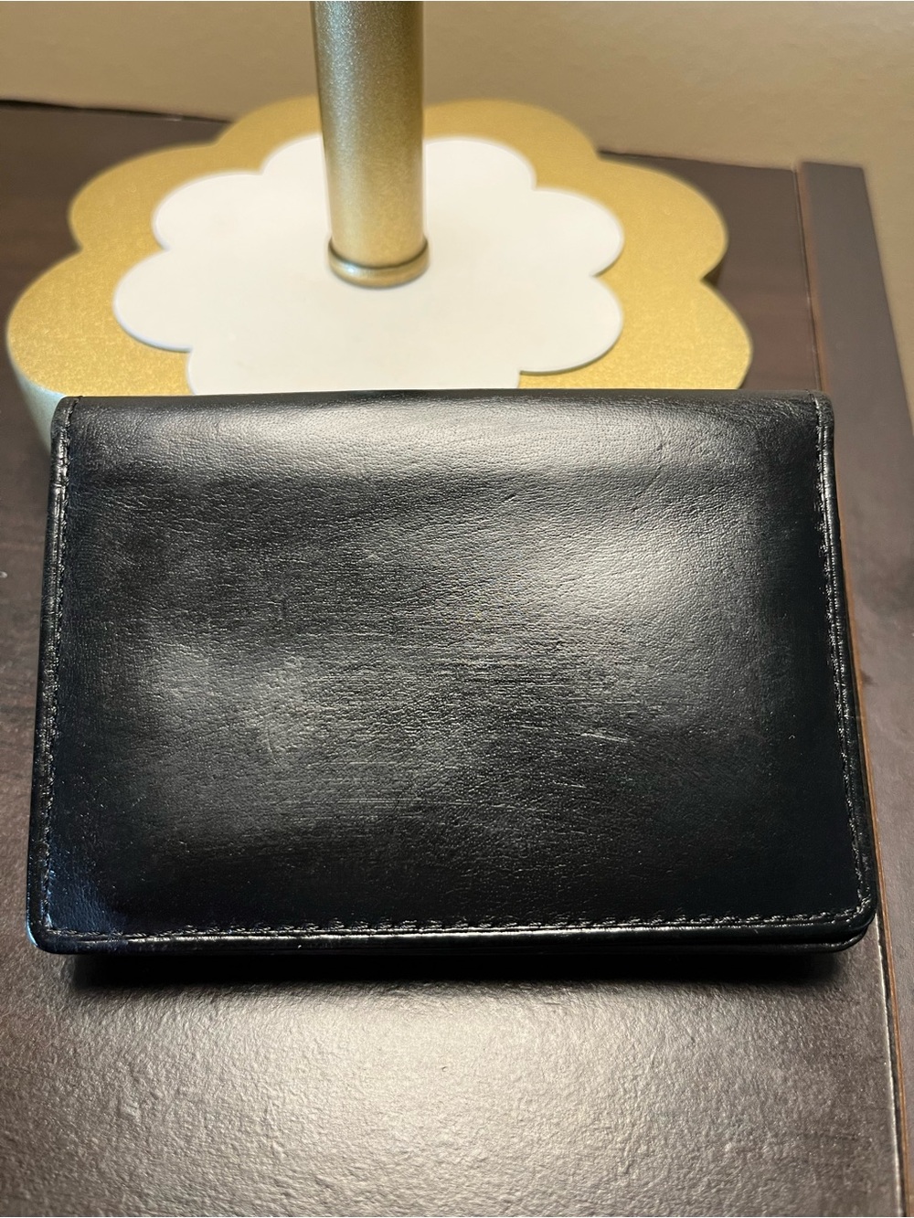 Lodis Black Leather Men's Card and ID holder vintage